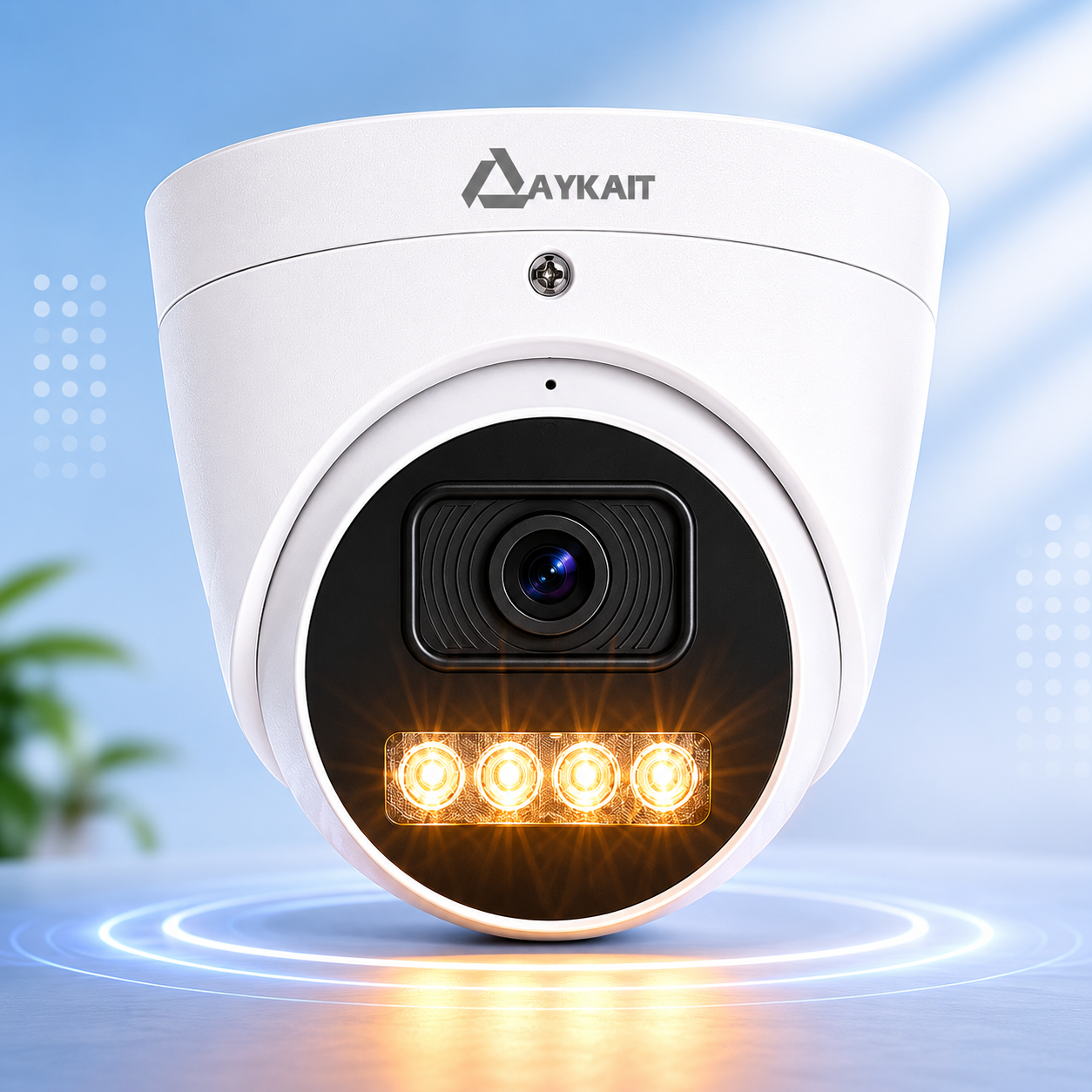 AYKAIT 2MP HD Dome CCTV Camera with Night Vision & Full Color Security Surveillance Camera