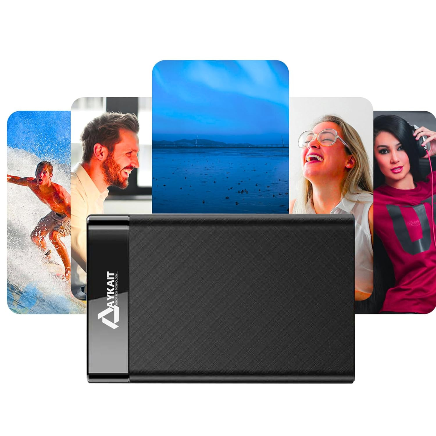 1TB External Portable Hard Drive USB 3.0 & Type-C – High-Speed HDD for Windows, PC, Laptop, Mac, PS4 & Xbox | 2-Year Warranty